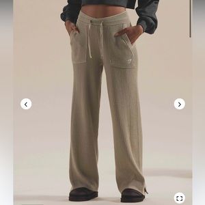 Gymshark Pause Knitwear Pants - Cement Brown/Pebble Grey